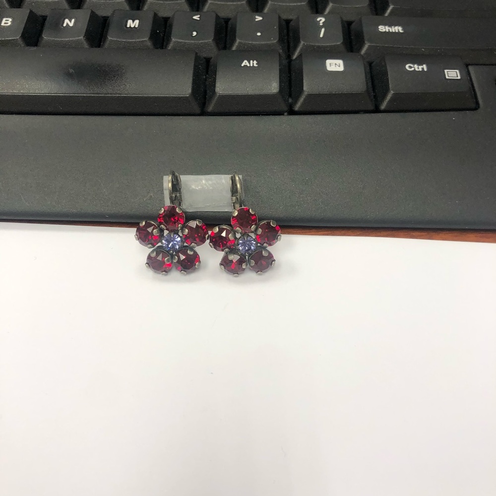 Sabika 2014 Fall Facets daisy drop earrings